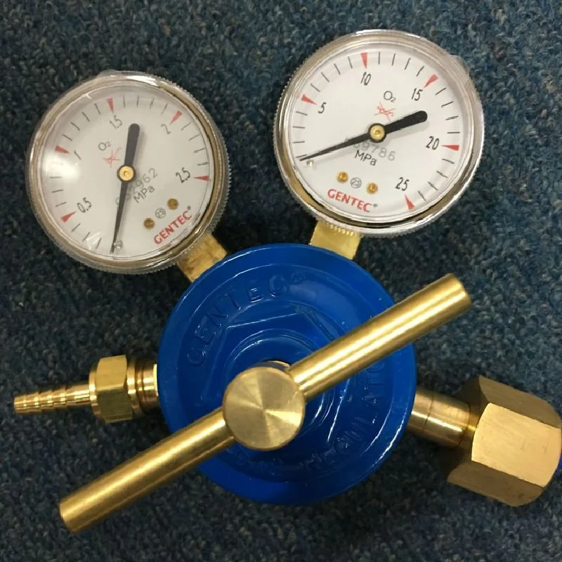 Hot sales acetylene gas cylinder pressure reducer shockproof  meter high  reducing