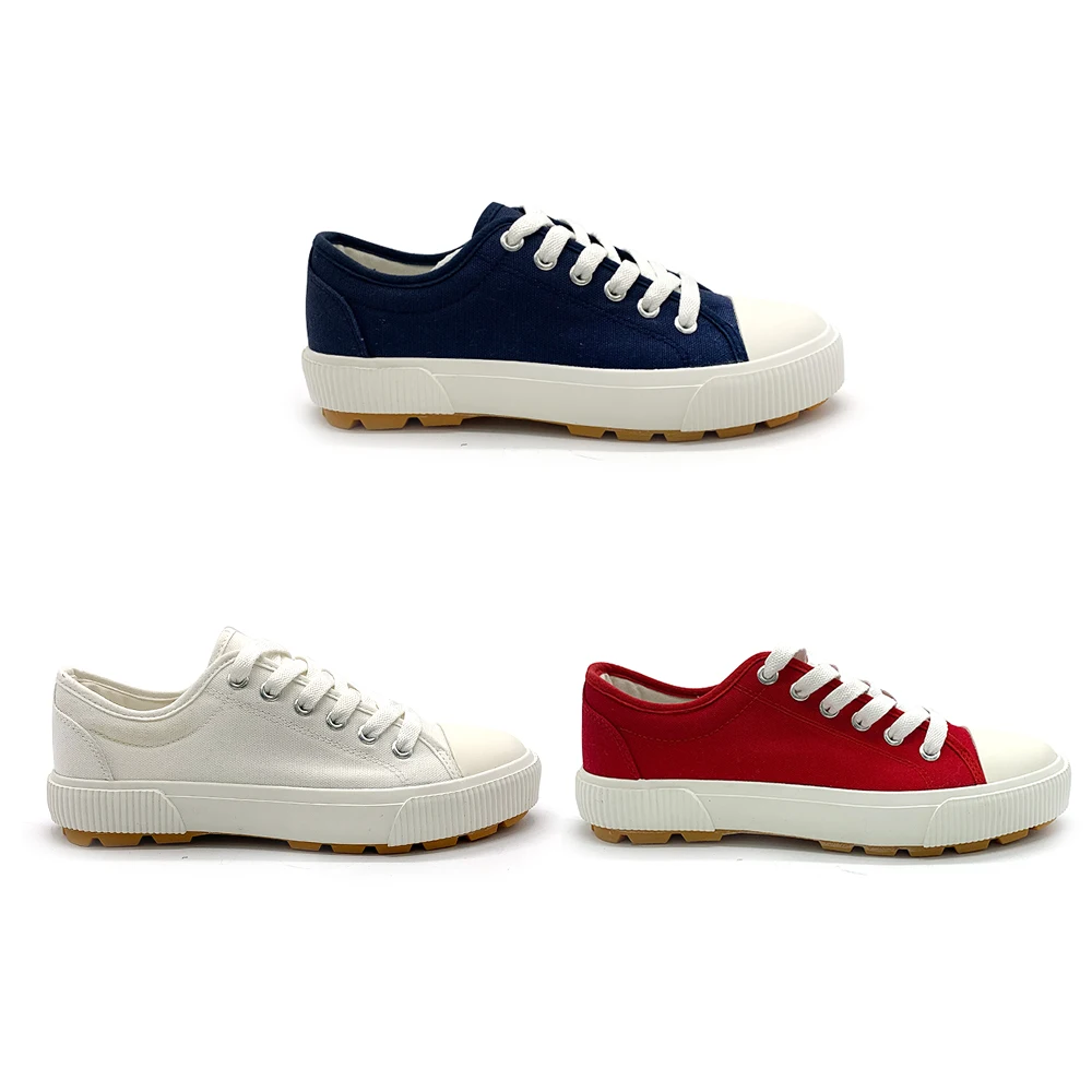 
Factory Price Fashion shoe manufacture Women Canvas Shoes for Flat Casual Woman Shoes 