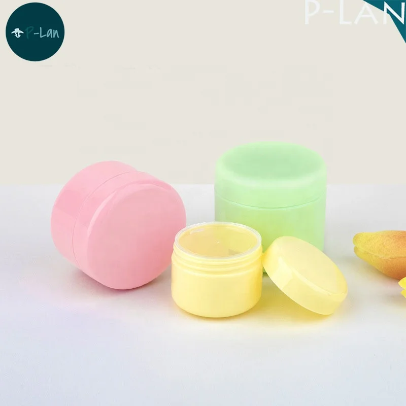 Флакон для крема от бренда P-Lan 10 г 20 30 50 100 150 250 розовый белый желтый прозрачный зеленый контейнер ухода за лицом