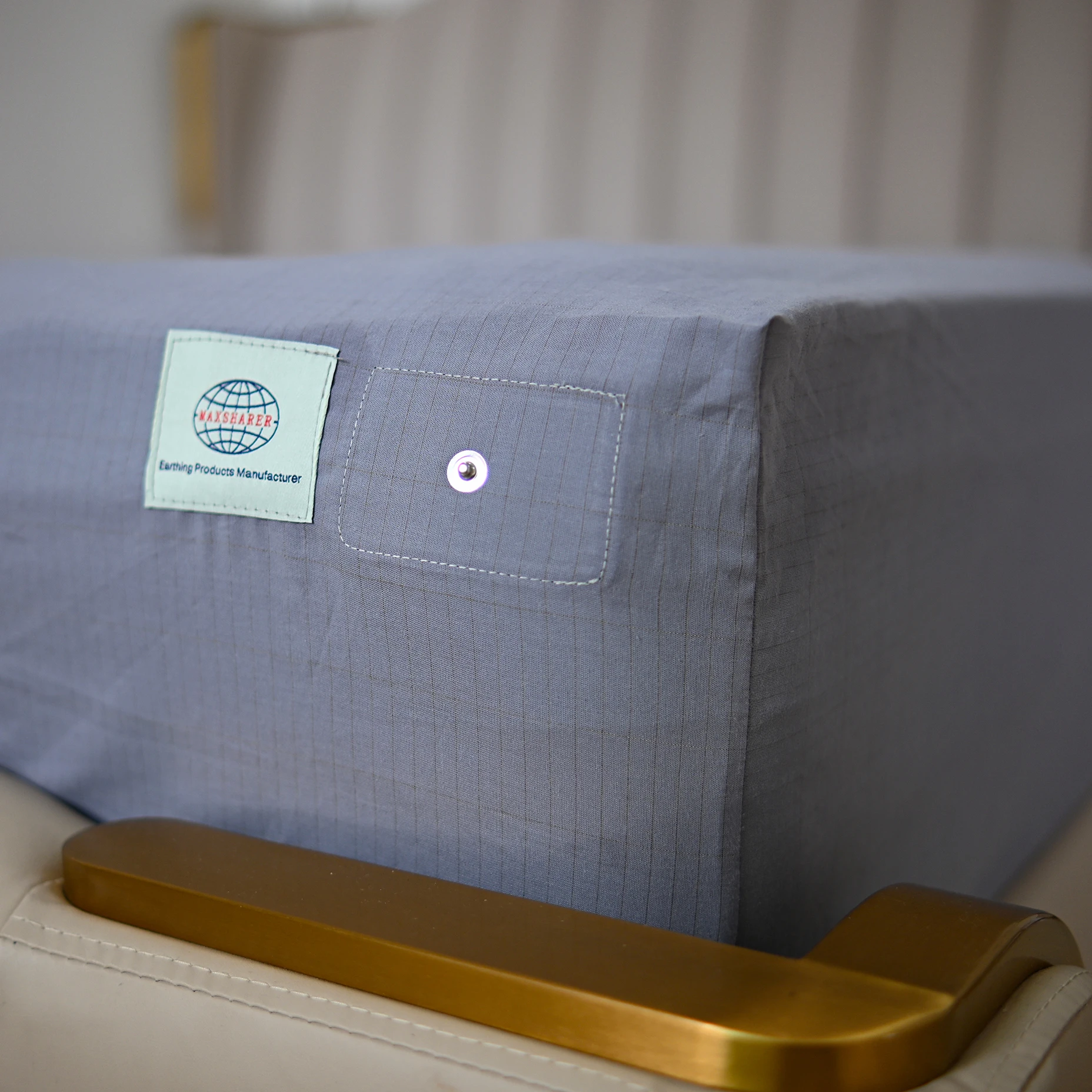 Grounding Sheets King Queen Size | Organic Cotton + Silver Fiber | Conductive Fitted Earth Sheets with Grounding Cord