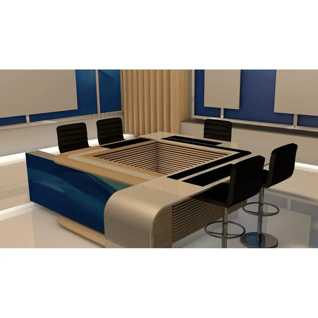 Stylish and Functional Furniture for TV News Rooms - Broadcast Studio Desk