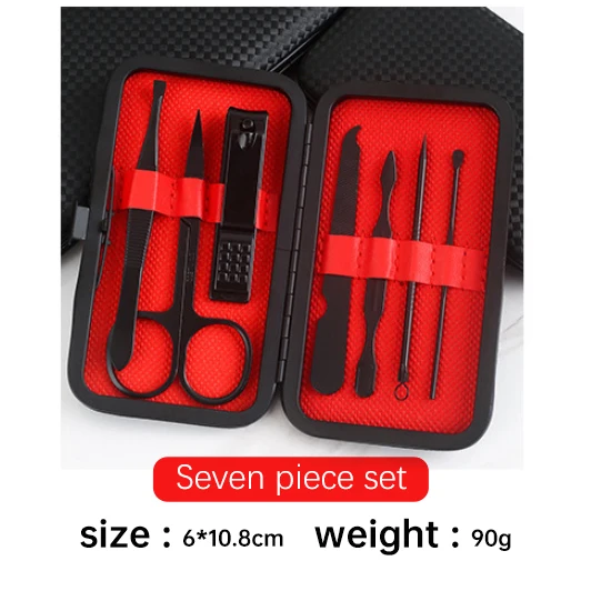 New Arrivals 7 piece set Private Label Ladies Manicure Nail Pedicure Tool Set Kit Manufacturer,manicure pedicure set