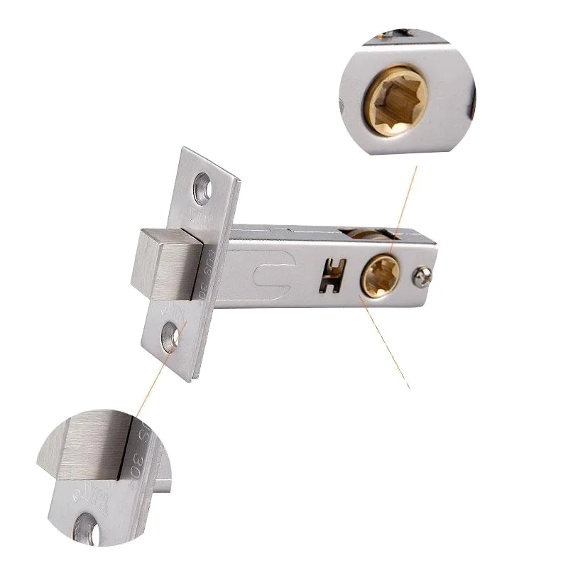 Латунная дверная трубчатая защелка для ванной туалета задвижка дверной замок указателя поворота большого пальца