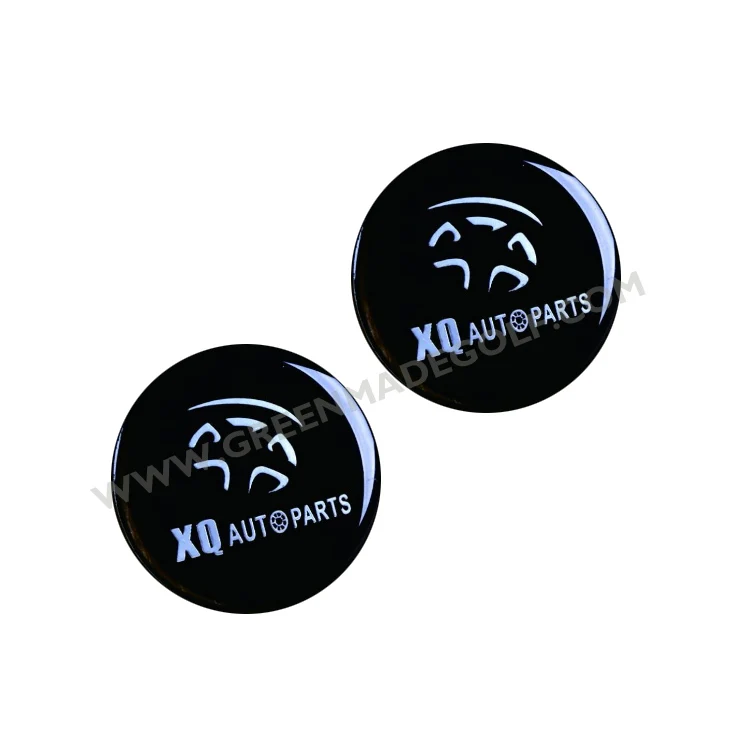 Magnetic disc golf ball marker 25mm metal custom golf ball markers