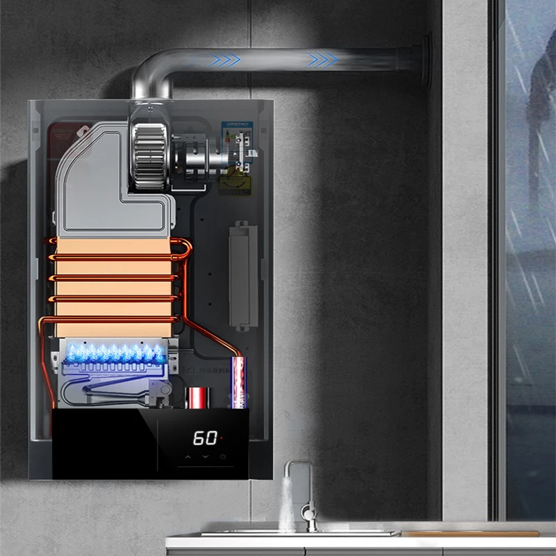 High end safety intelligent temperature control and constant temperature smart gas water heater