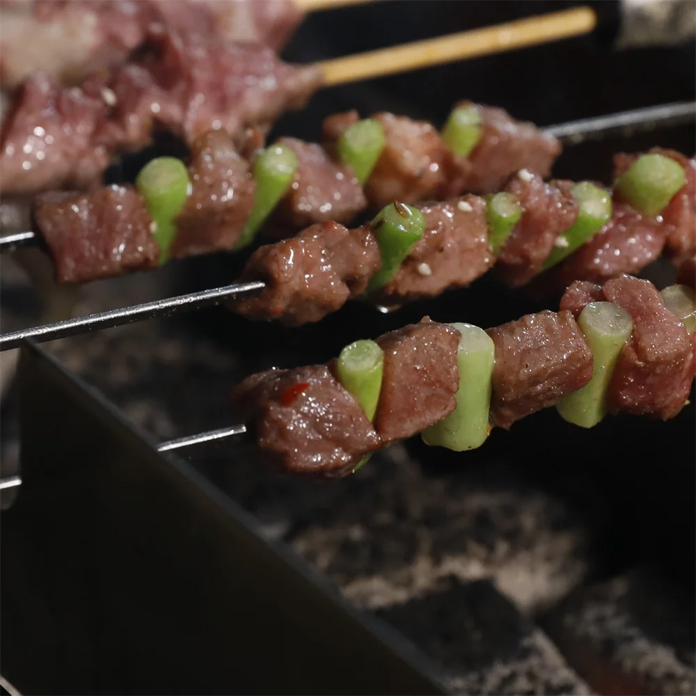 Easy Assembly and Safe Operation with Two Hardwood Handles Charcoal and Electric Tandoor BBQ Grill