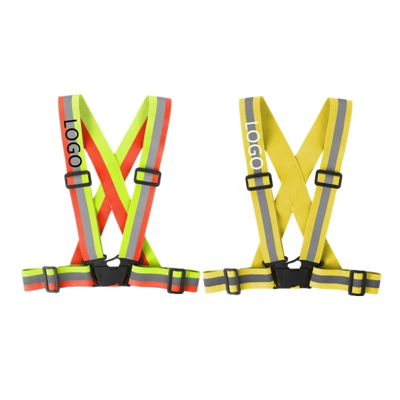 Adjustable Strap Safety Reflective Running Band High Visibility Clothes Reflective Sash Reflective Belt For Running