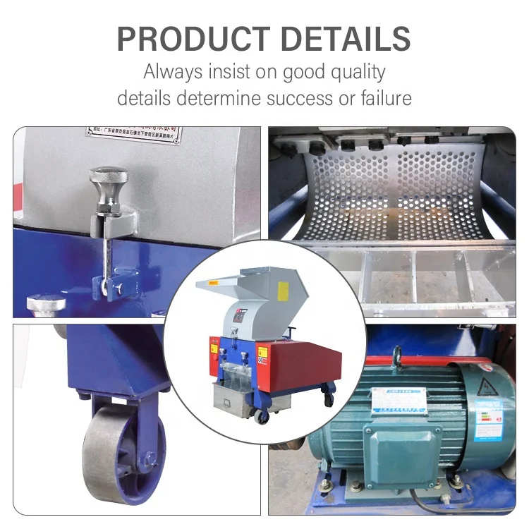 thick plastic Sheet crushing machine Efficient waste hard Resin crusher in lab industrial Single axis Acrylic shredder