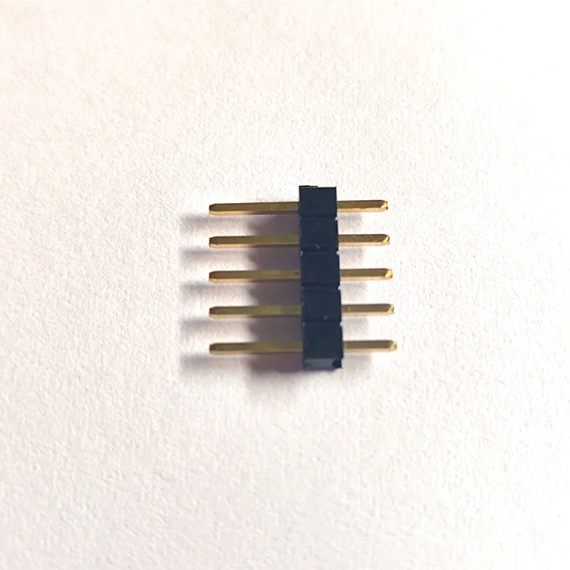 Штырьковый разъем 2,54 мм, шаг одного ряда, от 1 до 40 штырьков, DIP-разъем pcb