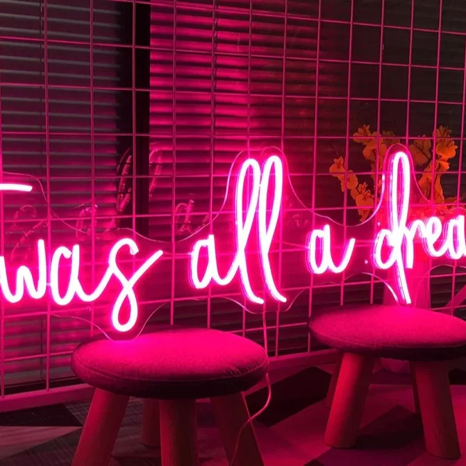 Декоративный знак для кафе в помещении и на открытом воздухе, индивидуальный светодиодный гибкий неоновый знак