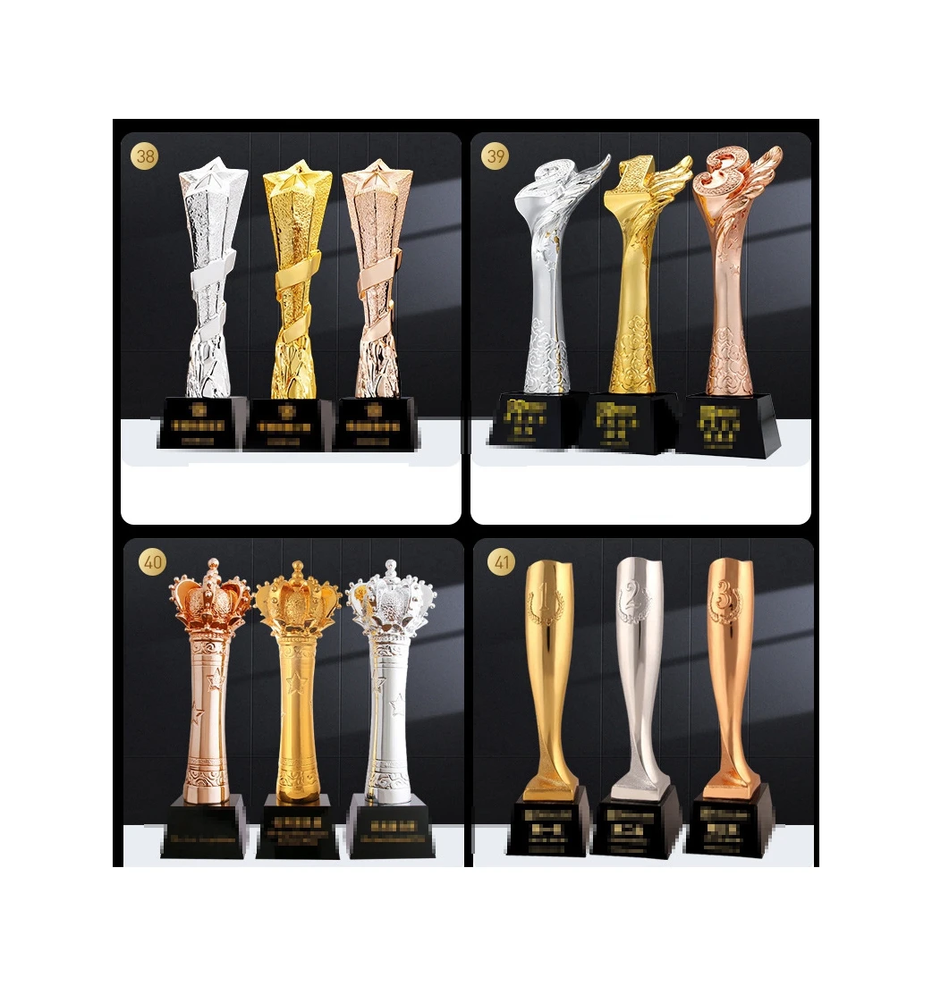 KEDK Cheap Gift Marketing With Logo Sublimation Promotional Product Business Giveaways Sets Crystal Trophy Medal