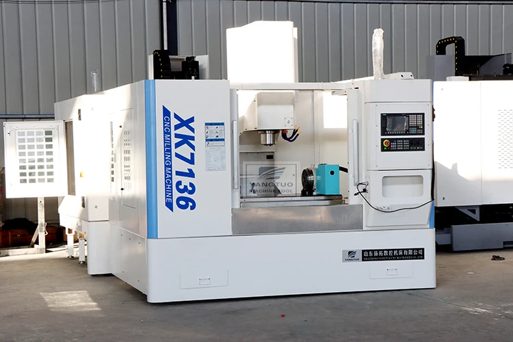 Vertical turret milling machine XK7136 Universal CNC milling machine price with 3hp