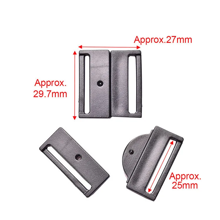 Safety Breakaway Release Buckle Flat Clip Pet Collar Strap Belt Webbing Clothing Backpack Plastic DIY Accessories