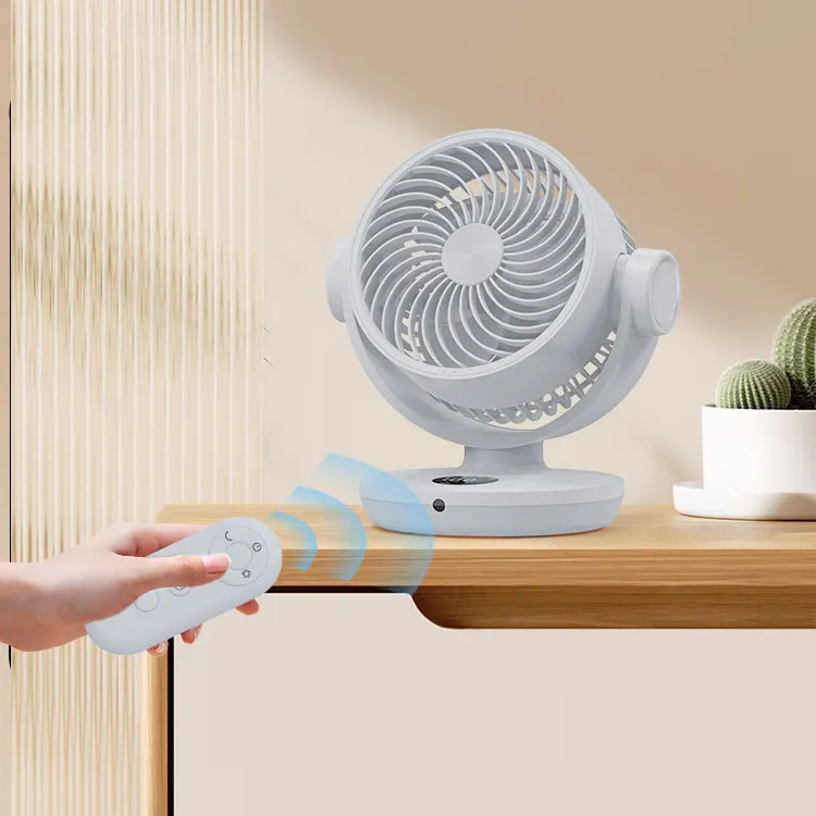 Personal Mould Portable Home Smart Electric 10000mAh Battery Air Circulator Desk Fan USB Rechargeable Table Circulating Fan