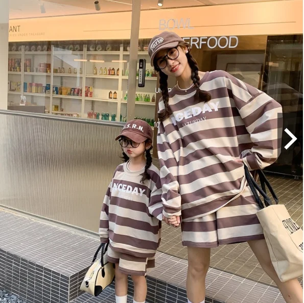 Hongbo Sling Shorts Mommy And Me Clothes Outfits Kids Onesie Family Matching Outfits Parent-child Outfits One piece Jumpsuit