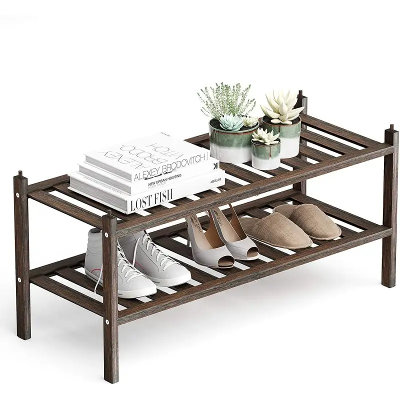 Стеллаж для обуви из бамбуковой панели