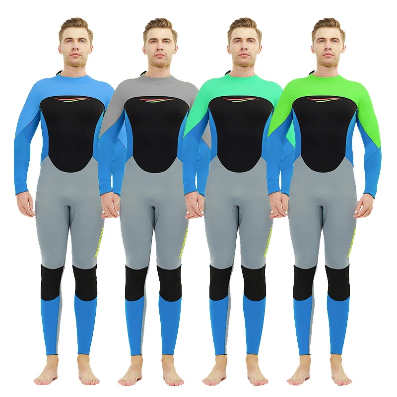 Ultra Strech  Surfing Swimming Snorkeing Suits Thermal Long Sleeve 3Mm Men Scuba Diving Wetsuit Neoprene