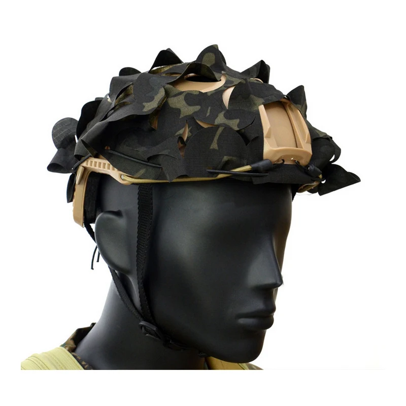 SABADO Camouflage Helmet FAST Cover Hunting Tactical Helmet Mesh Cover