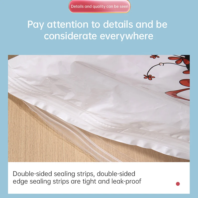 Foldable Vacuum Compression Storage Bags for Clothes Pillows Quilts Reasonable Price Space Saver for Wardrobe & Kitchen