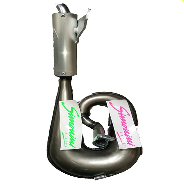 Racing Expansion Chamber Muffler Exhaust for Piaggio Moped Ciao Bravo Motorbike scooter pipe system racing 50cc