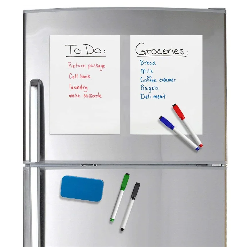 souvenir wholesale magnetic memo board custom magnet writing board for fridge