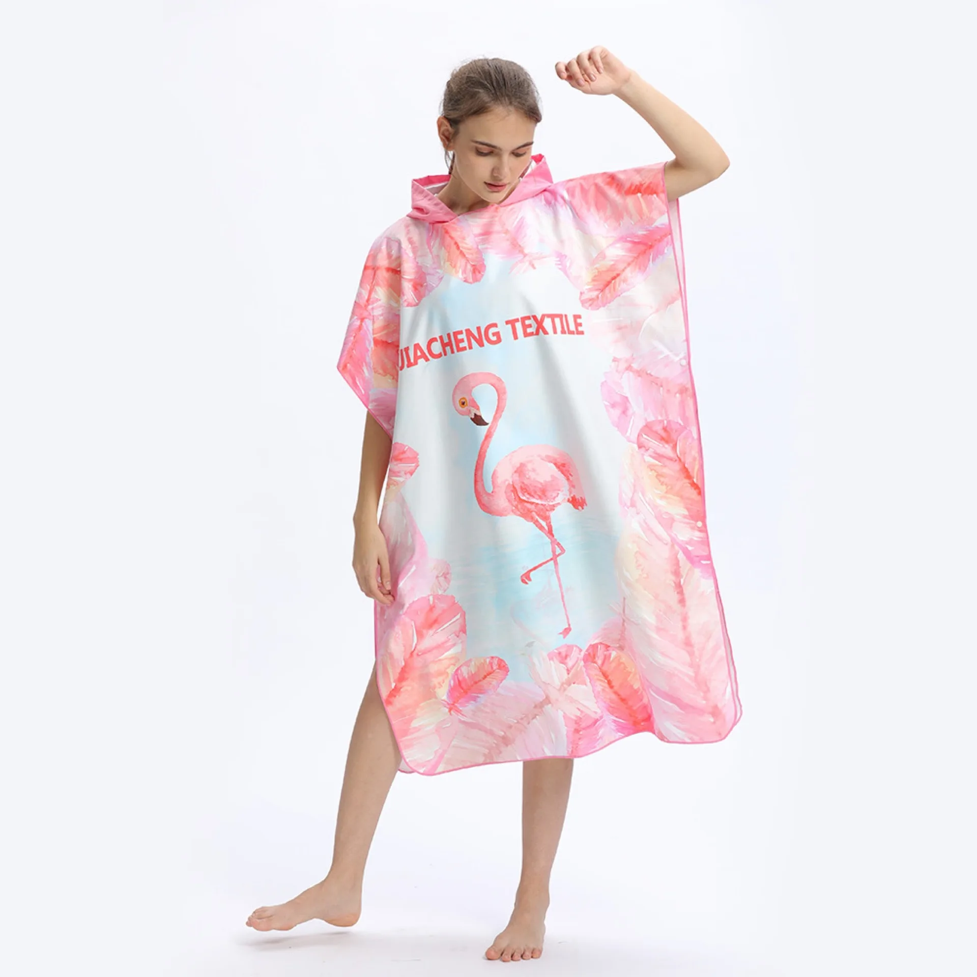 Manufacturers Straight Hair Hooded Cloak Bath Towel Beach Bath Bathrobe Microfiber Nylon Quick Dry Cloak For Children