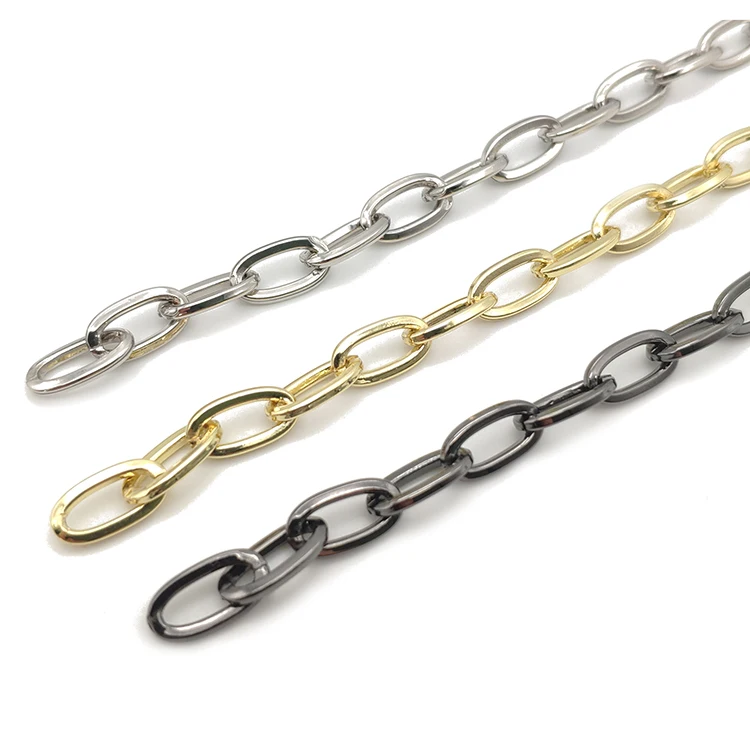 Bag Chain Accessories Factory 6.5mm O Shape Chain for Handbag Strap