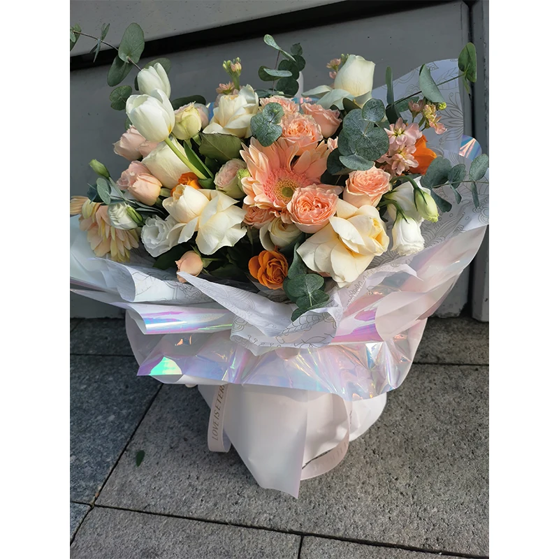 NEW ORIGINAL Light Luxury Gift Packing Roses Wrapping Magic Flower Bouquets Wrapping Paper