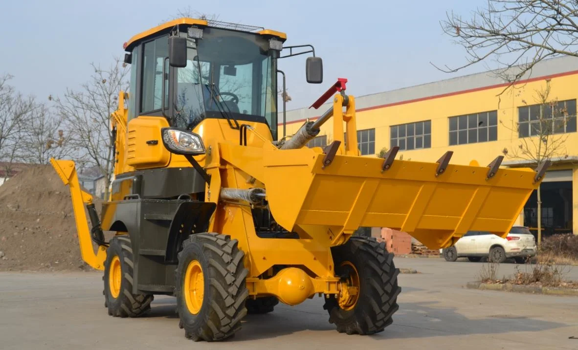 Yuchai 75KW 100HP Engine Front End Loader Articulated hot sale Backhoe Loader
