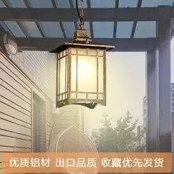 Классические Современные подвесные светильники для сада и коридора, 220 В переменного тока, стеклянная люстра для освещения