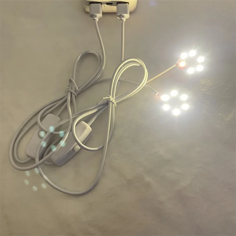 Colors Light Source USB Universal Wires With Switch LED lamp Board