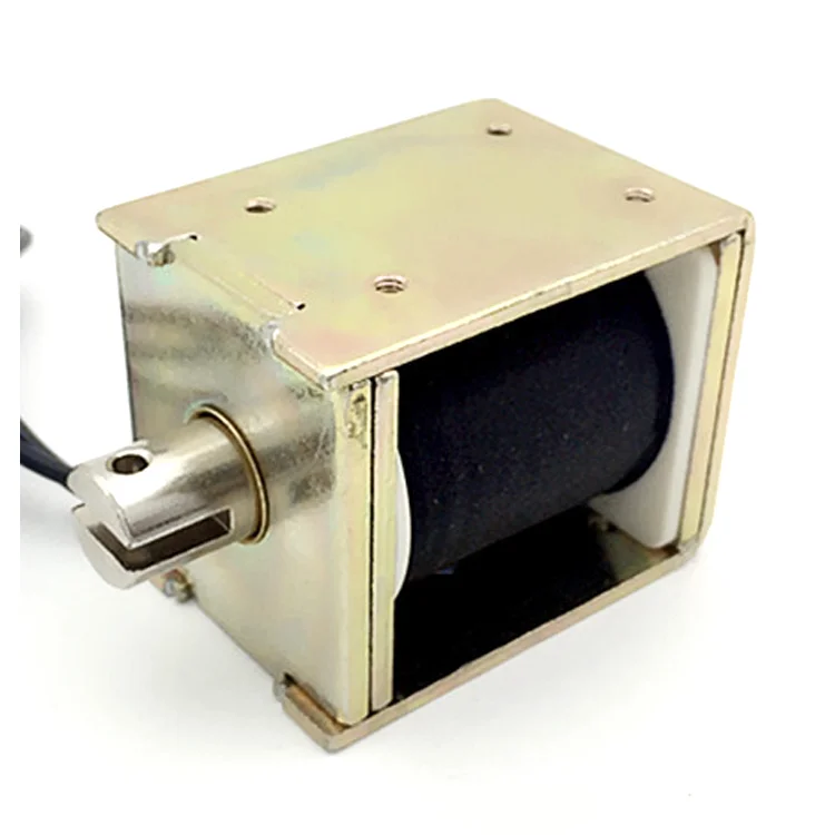 JSO-1250 12v 24v dc open frame push pull solenoid