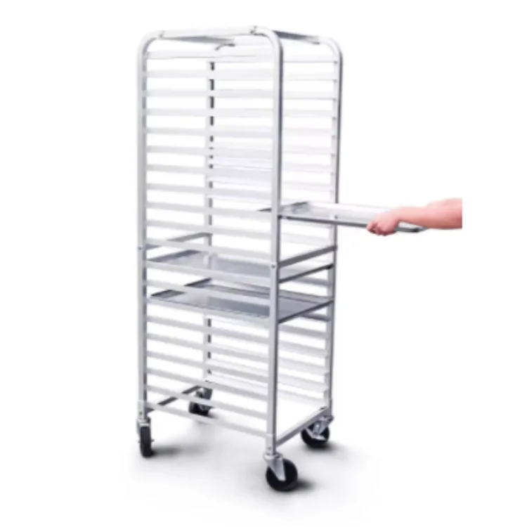 Bakery Equipment Baking Wheeled Oven Trolley Bun Pan Rack