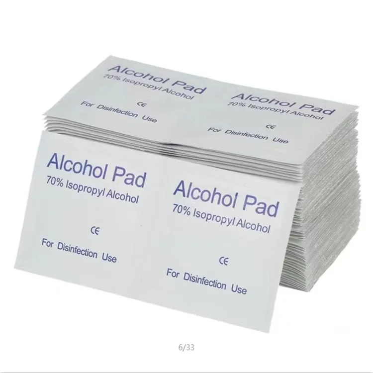 Sterilized Alcohol Prep Pads, Box of 100