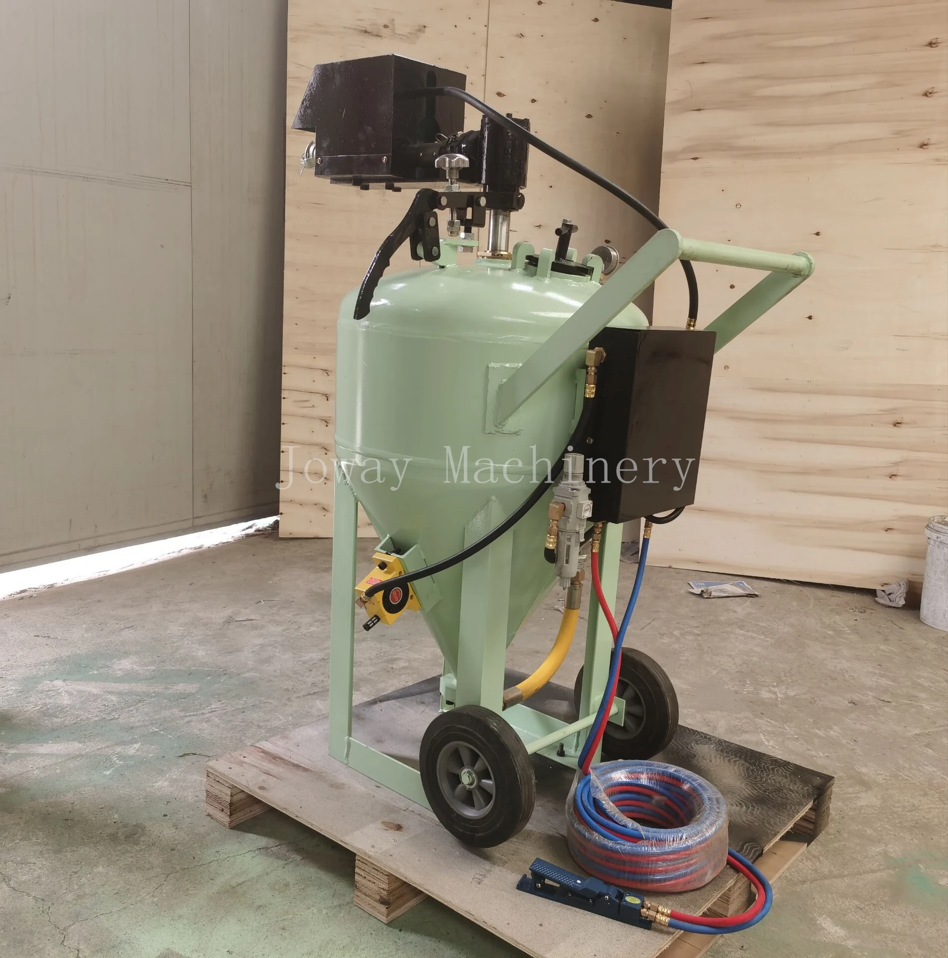 Joway DB 225 Db 500 Dustless Sand Blasting Mobile Machine Blaster with Tungsten Carbide Nozzle Rust Sand Blasting Dustless