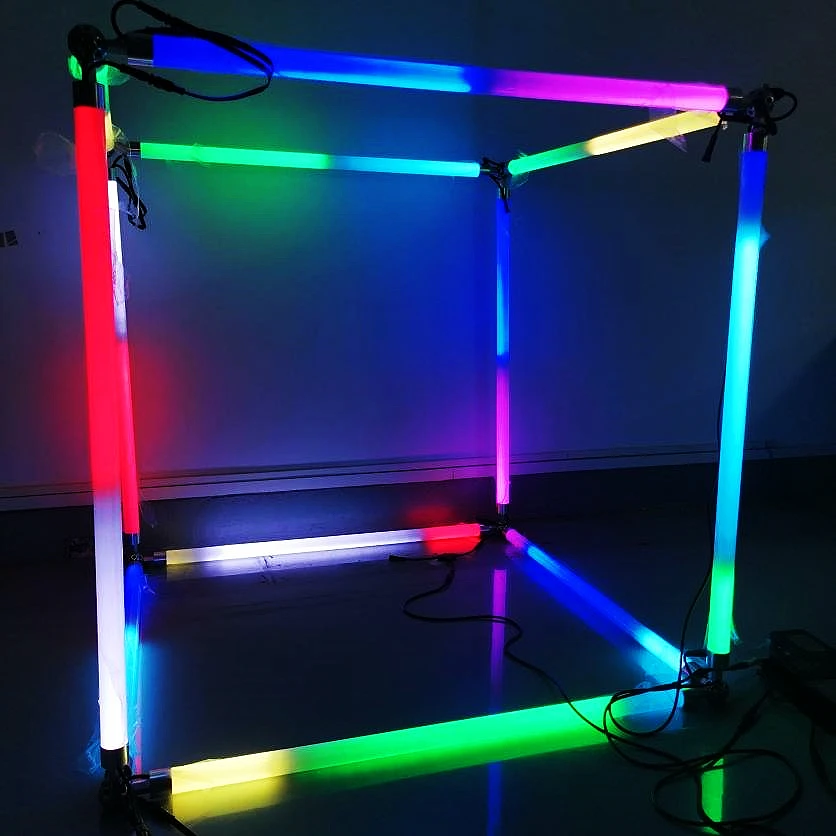 DMX512 RGB Madmapper Control Moving Lights Both Lighting Dmx Led Pixel Tube Decoration Lights for Party Event DJ Wedding