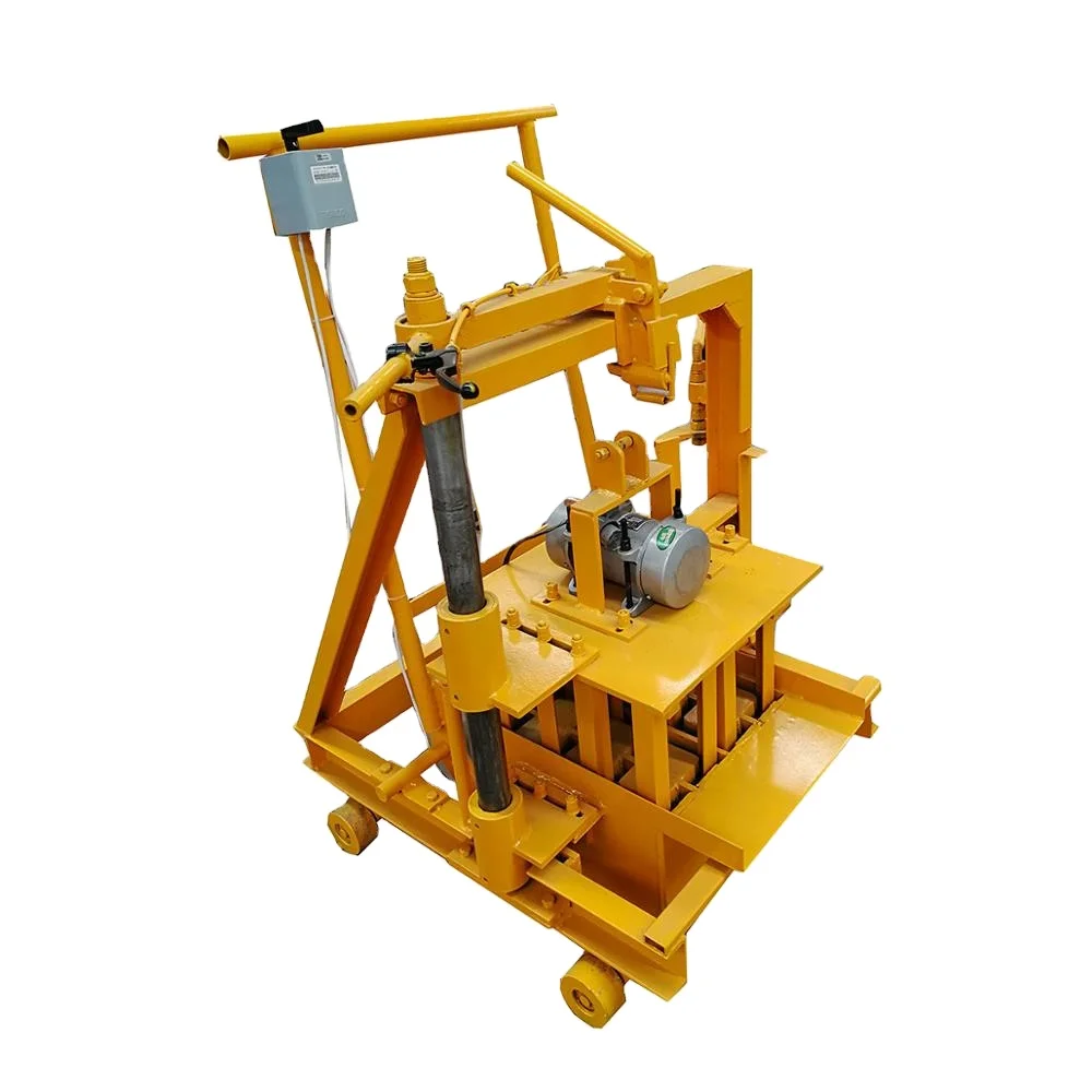 easy to operate sand and plastic automatic making machine manual hollow block concrete bricks mould