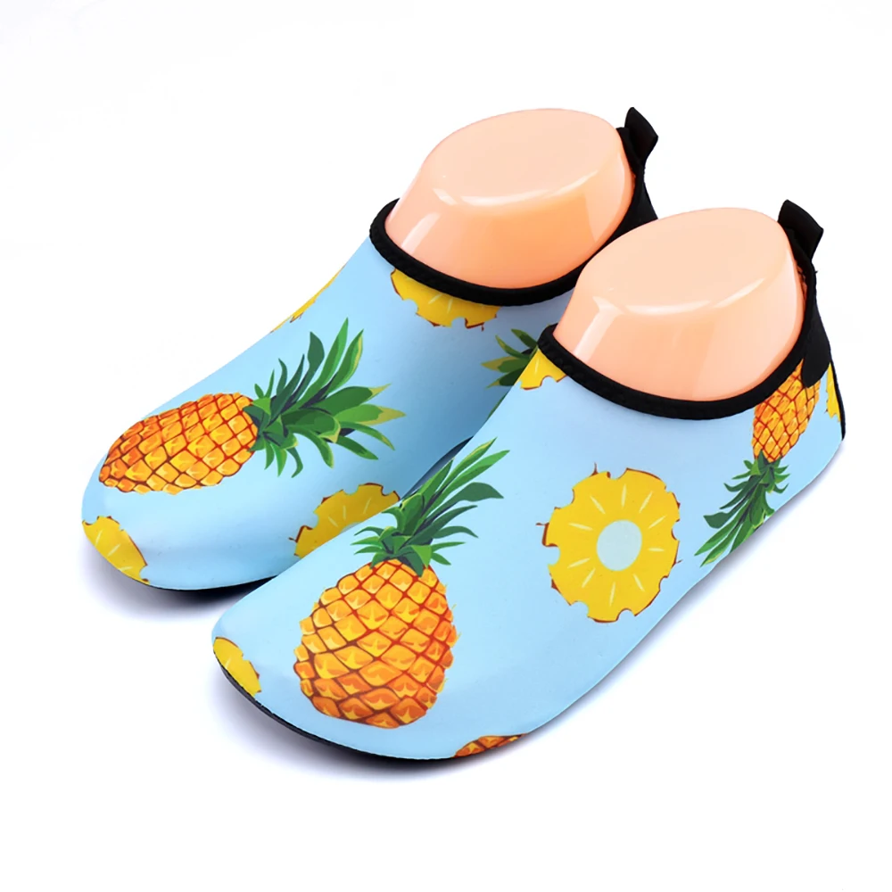 Summer beach shoes Affordable Chic Pineapple pattern beach shoes fashion water shoes