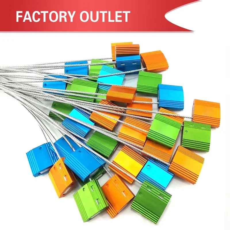 Adjustable Have Duty Aluminum Waterproof Cable Seal Wire Lock