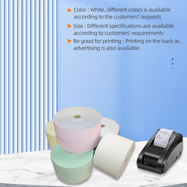 thermal paper roll 110mm wholesale thermal paper rolls bpa free 80x80 parking hologram thermal paper rolls