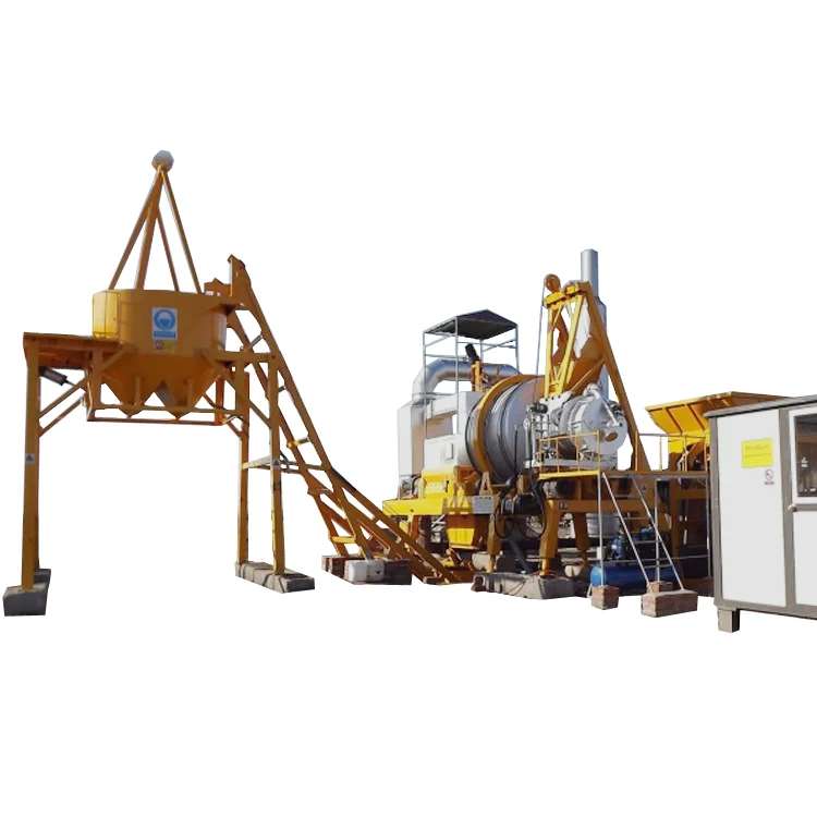 Easy Transportation Hot Mix Plant Mobile Batch Mix Asphalt Plant