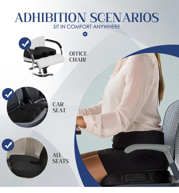 Hot Sale Gel Seat Cushion Soft and Heated Foam Cooling Car Outdoor Sofa Cushions Anti-Decubitus Pillow