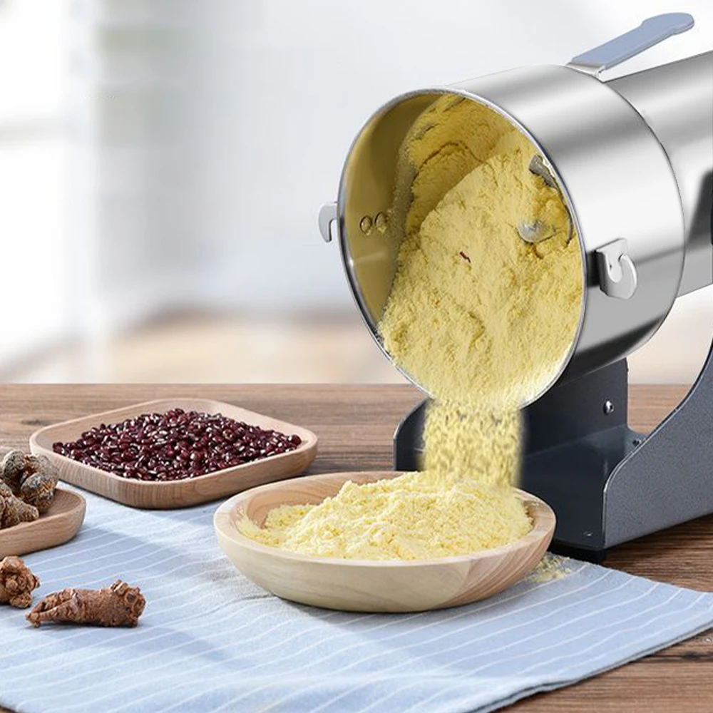 In Stock Wheat Pulverizer Machine For Kitchen Household Dry Food Powder Making Grinder Pepper Grinding