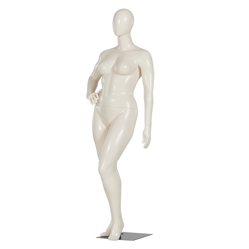 Wholesale akimbo manikin women full body mannequin female plus size mannequin