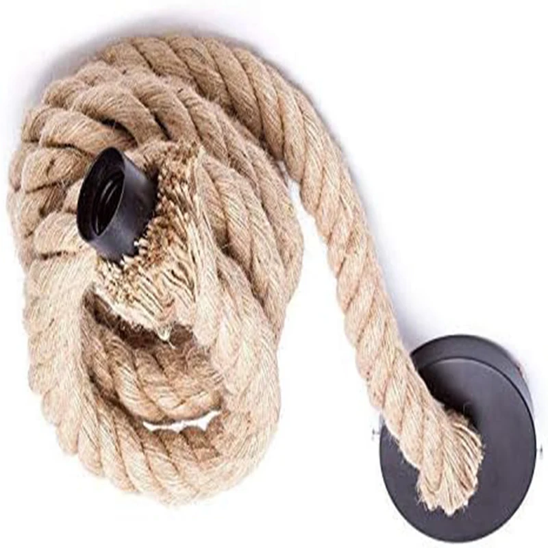 Vintage Jute Rope lampholders Edison bulb E27 Pendant lamp holder