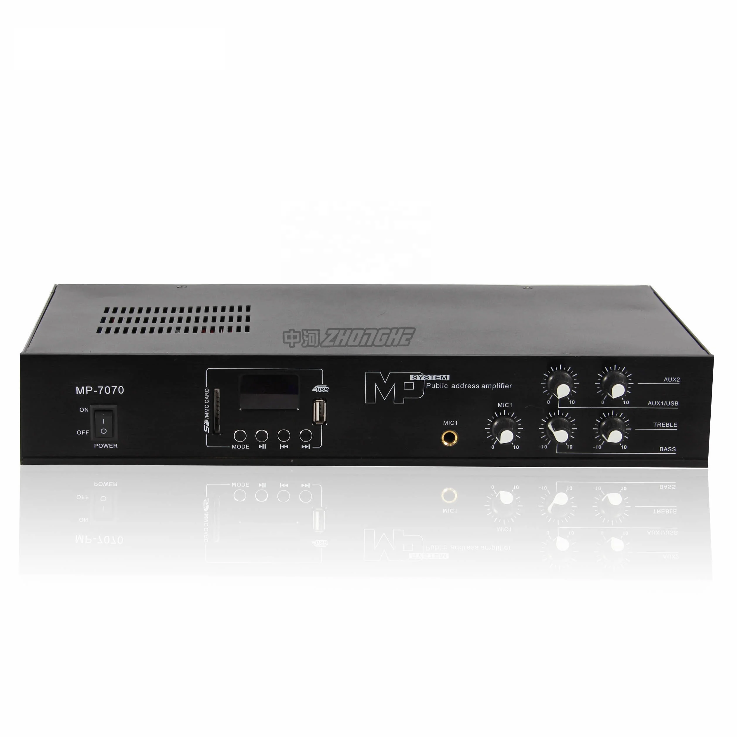 MP-7070 pa amplifier system 35 watts mixing sound power class ab amplifier