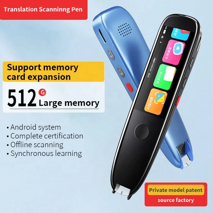 High Quality Interpretation Touch Screen Translation Talking Pen X3 Pocket Scanner Pen Voice Translator for Dyslexia Learning