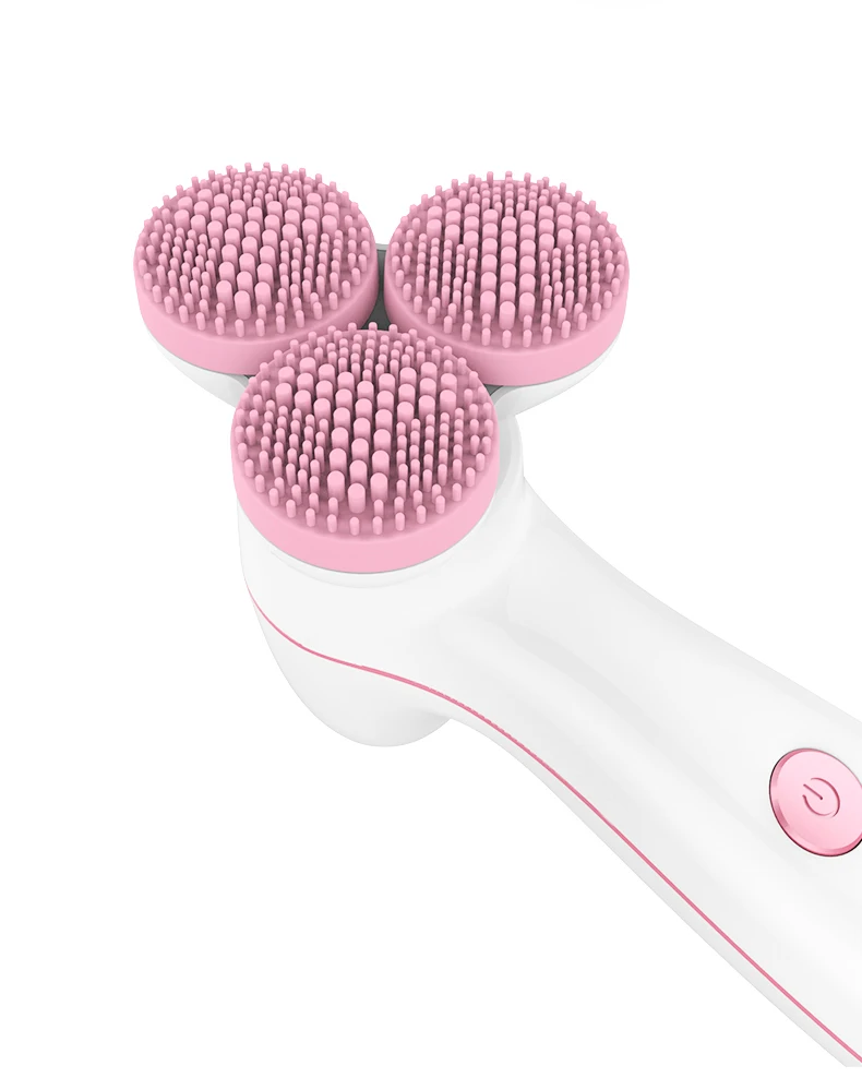  LULA OMD lPX7 waterproof Silicone Vibration High-frequency Ultrasonic Massager 3D Face Cleansing Electric Beauty
