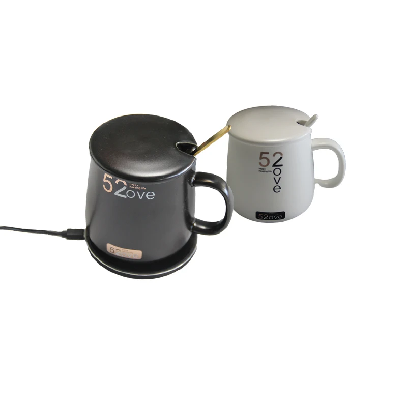 smart coffe warmer wireless rechargeable cup warmer for office gift set