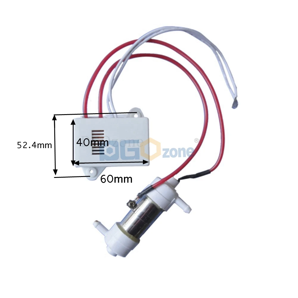 200mg/h Ozonator Quartz Tube Ozone Generators for water and air purifier ozone kit vegetable fresh KHT-200MGQA1/A2 DGOzone
